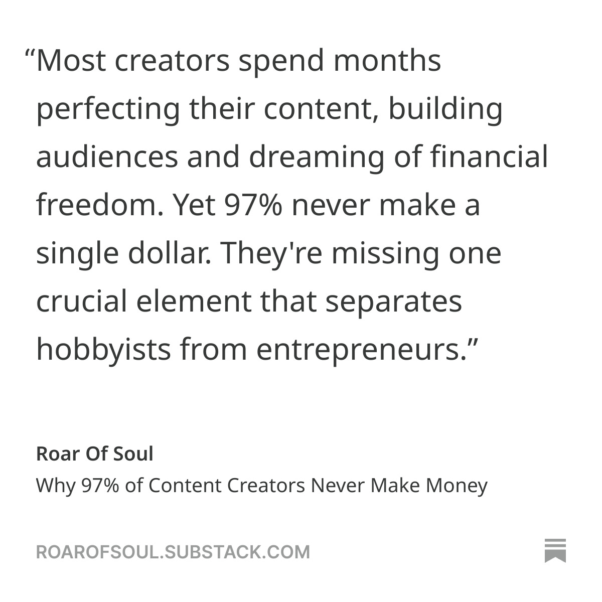 roarofsoul's tweet photo. Just posted new aricle on substack, check it out here: 

https://t.co/9SJ881uEVb https://t.co/vspWc1rtQ1