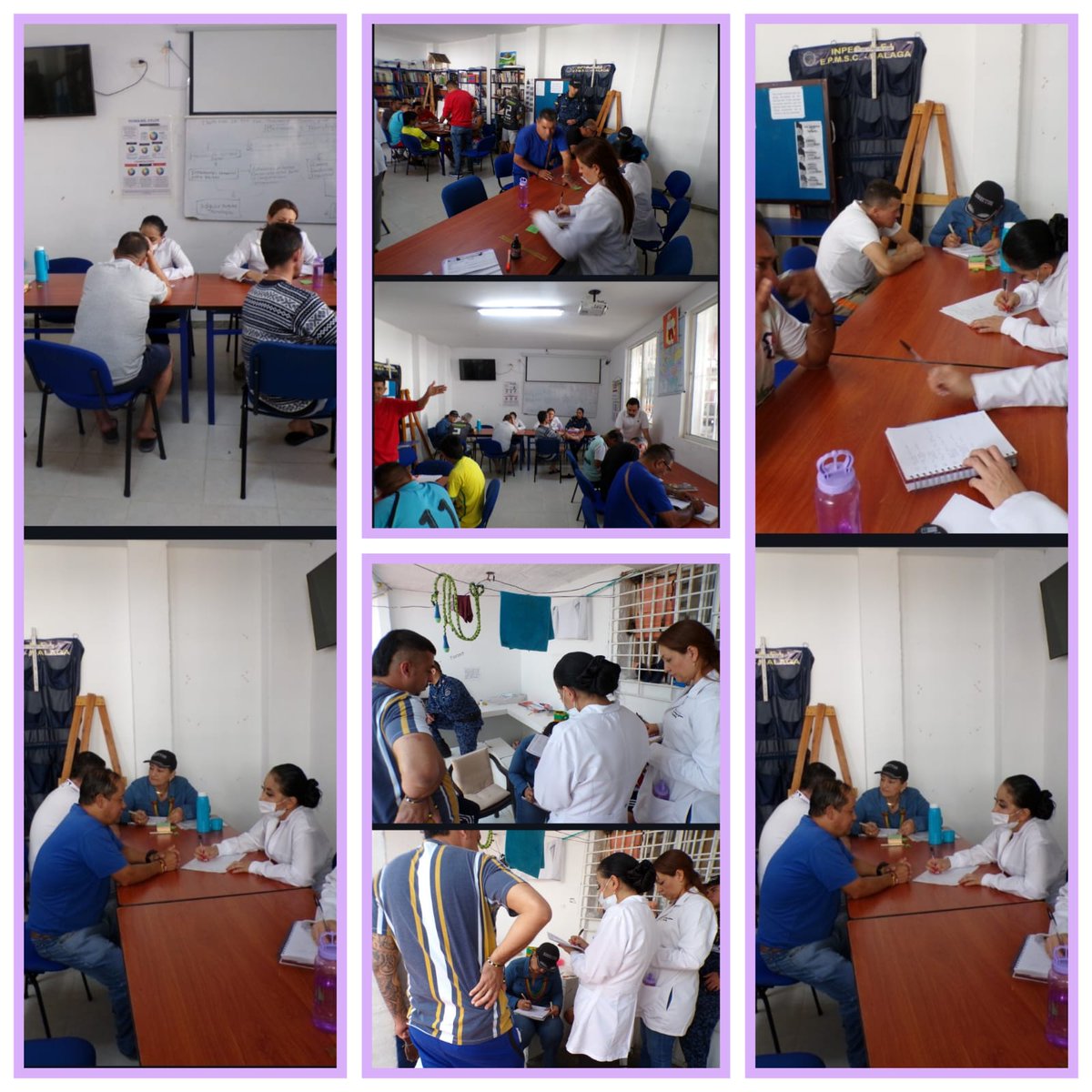 📍#Málaga | En el Establecimiento Penitenciario se desarrolló una brigada de salud para todas las personas privadas de la libertad. La jornada permitió hacer seguimiento a procedimientos represados y brindar atención directa, garantizando el derecho fundamental a la salud.