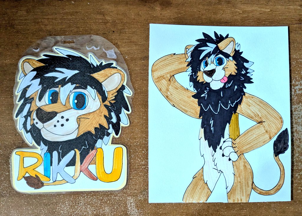 Kayto ๐พ๐บ๐ค (@kaytohusky) on Twitter photo <a href="/RikkuLion/">Rikku Lion @AC</a> Heya! Happy Friday!! ๐๐ OMG I like your fursuit! It looks super cute!! ๐คฉ๐คฉ
Plus, I made a badge & artwork for you! ๐๐ <a href="/RikkuLion/">Rikku Lion @AC</a> Heya! Happy Friday!! ๐๐ OMG I like your fursuit! It looks super cute!! ๐คฉ๐คฉ
Plus, I made a badge & artwork for you! ๐๐
