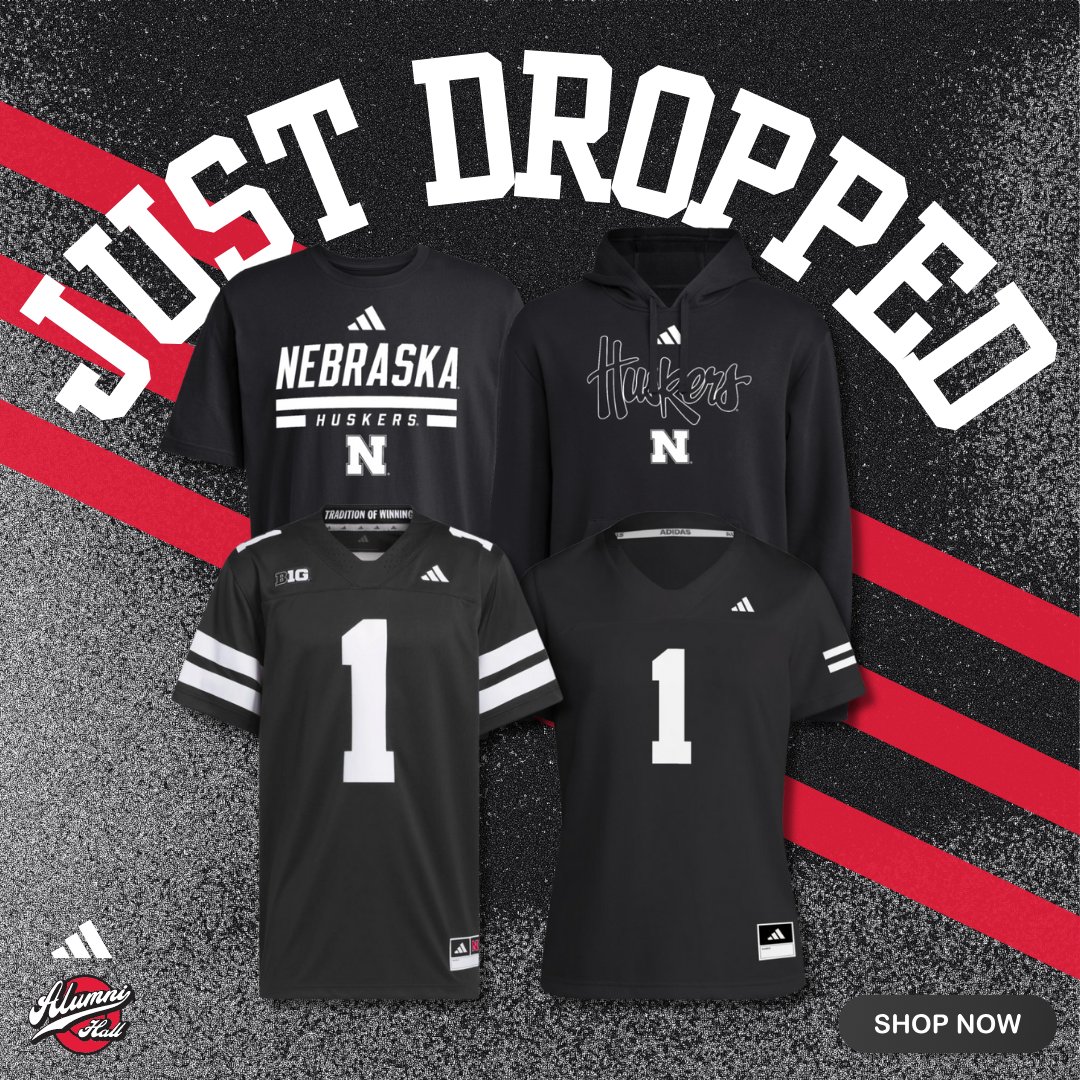 ⚫ JUST DROPPED: New Adidas Nebraska Collection ⚫ Shop the drop in-store or online now!
alumnihall.com/nebraska-cornh…