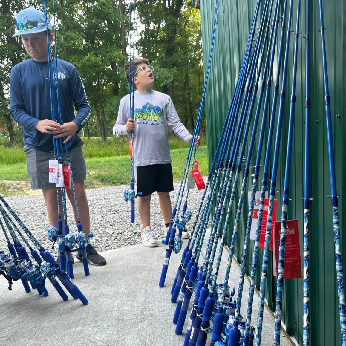 ZebcoFishing's tweet photo. We were proud to support the @kidscanfish camp in Pennsylvania with Zebco Splash rods! Helping young anglers make memories that last a lifetime. 🎣👏

#ZebcoFishing #Zebco #KidsCanFish #GetOutdoors https://t.co/uPXlTxYuKi