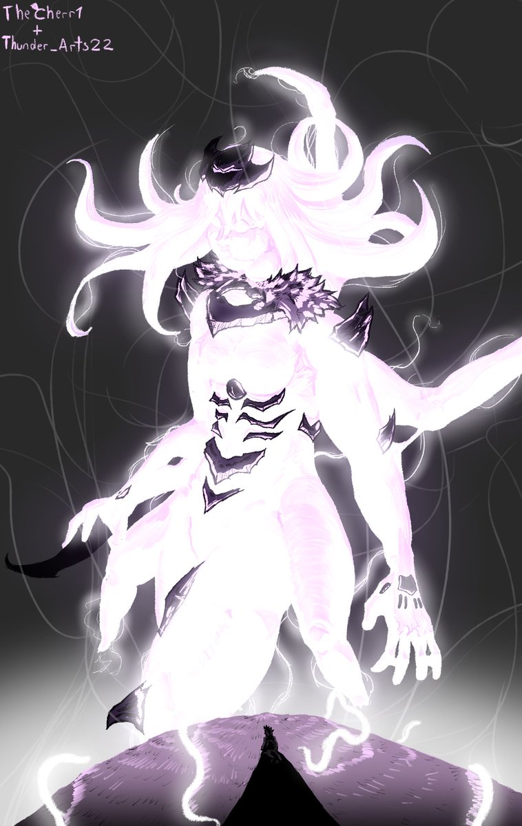 TheCherr1's tweet image. anoche me inspiré y le hice este dibujazo a @Thunder_Arts22