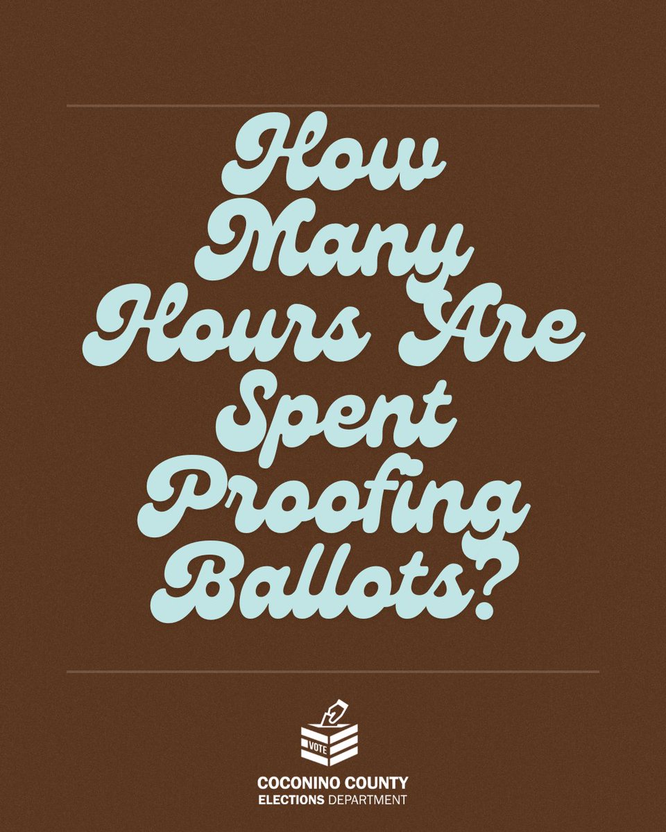 CoconinoVote's tweet image. Did you know multiple sets of eyes review your ballot before it&apos;s finalized? That&apos;s ballot proofing in action! From candidate names to correct questions, this critical step helps prevent costly mistakes and ensures your vote counts exactly as intended. #VoteSmart #ElectionProcess