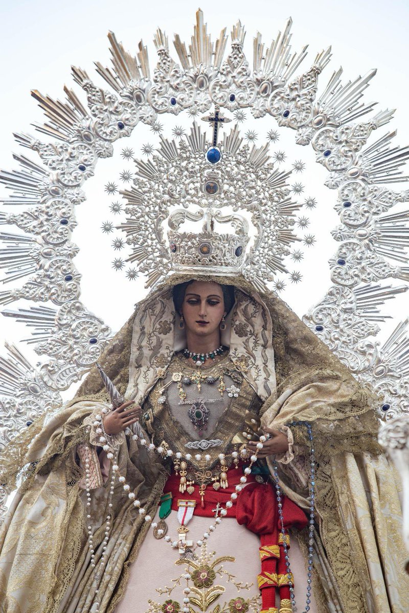 amlasaludcadiz's tweet photo. "Oh, Virgen del Amor Hermoso, en tu gloriosa Asunción, te pedimos que nos lleves a Jesús con tu ternura maternal. Guíanos siempre en el camino del amor verdadero y ayúdanos a vivir en la gracia de Dios. Amén." @HdadCigarreras https://t.co/ZfkfWpStYg