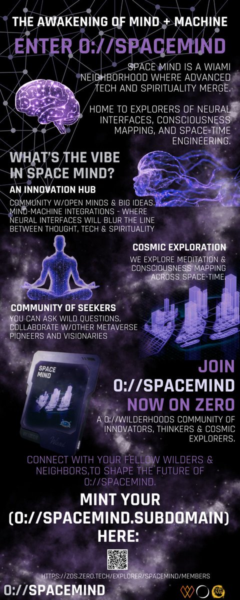 0://WILDERHOODS (@wilderhoods) on Twitter photo Enter 0://SPACEMIND 🌌🧠
A <a href="/wilderhoods/">0://WILDERHOODS</a> hub where consciousness expands and the vibes are cosmic!
Mint your (0://spacemind.subdomain) & join the seekers on <a href="/zero__tech/">ZERO</a> shaping the future of our <a href="/WilderWorld/">Wilder World</a> neighborhood.
🔗 zos.zero.tech/explorer/space… Enter 0://SPACEMIND 🌌🧠
A <a href="/wilderhoods/">0://WILDERHOODS</a> hub where consciousness expands and the vibes are cosmic!
Mint your (0://spacemind.subdomain) & join the seekers on <a href="/zero__tech/">ZERO</a> shaping the future of our <a href="/WilderWorld/">Wilder World</a> neighborhood.
🔗 zos.zero.tech/explorer/space…