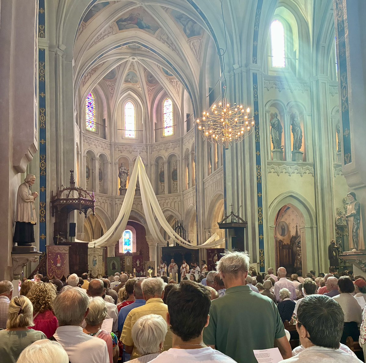 Very appropriate to find myself here today: Église abbatiale Notre-Dame de l'Assomption - Abondance