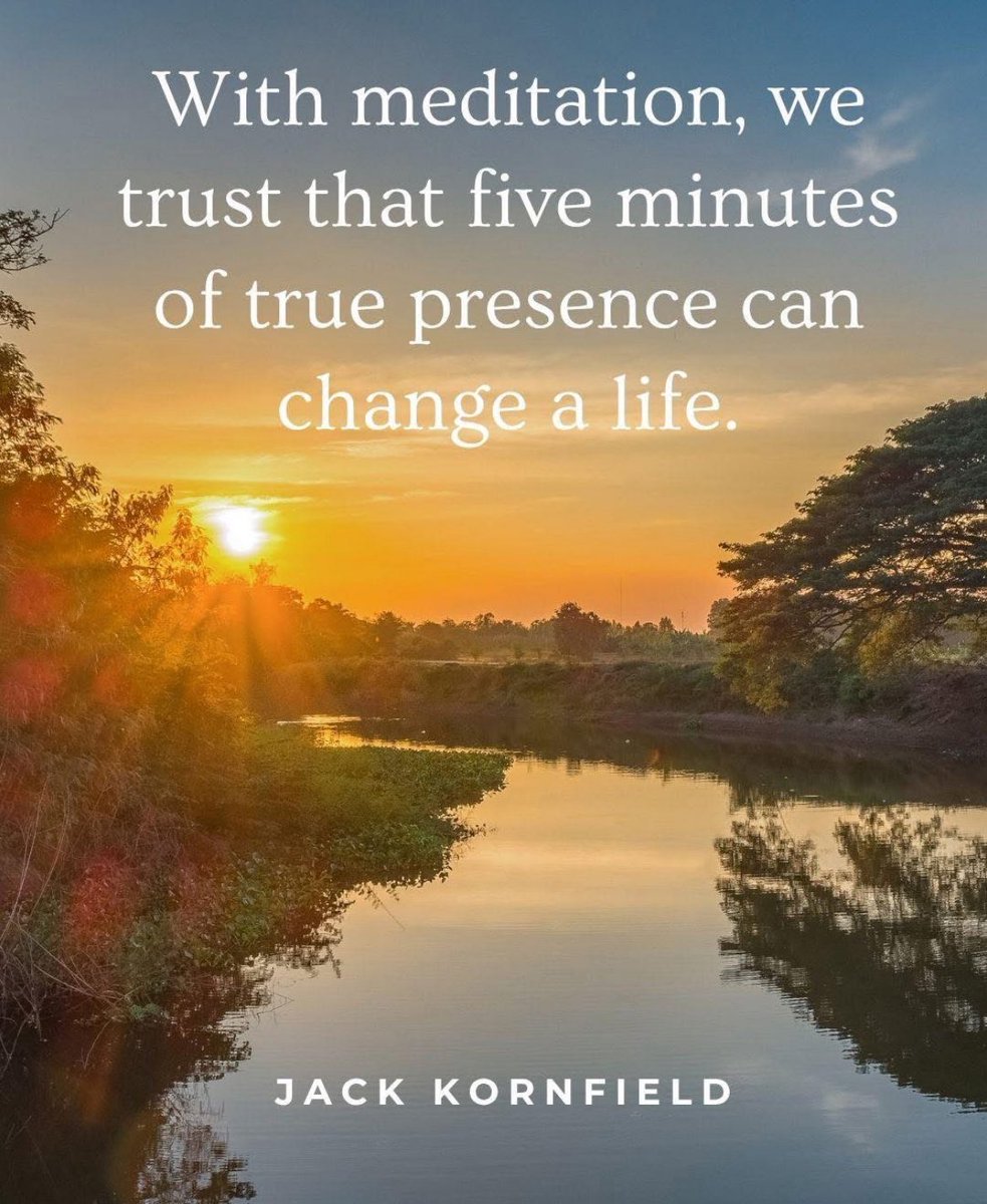 The compassionate awareness of meditation naturally creates a retrieval of harmony and connects us with the beauty of the world, ourselves, and our life. 🧘🌞🌎

#meditation #mindfulness #lovingawareness #harmony #meditate
