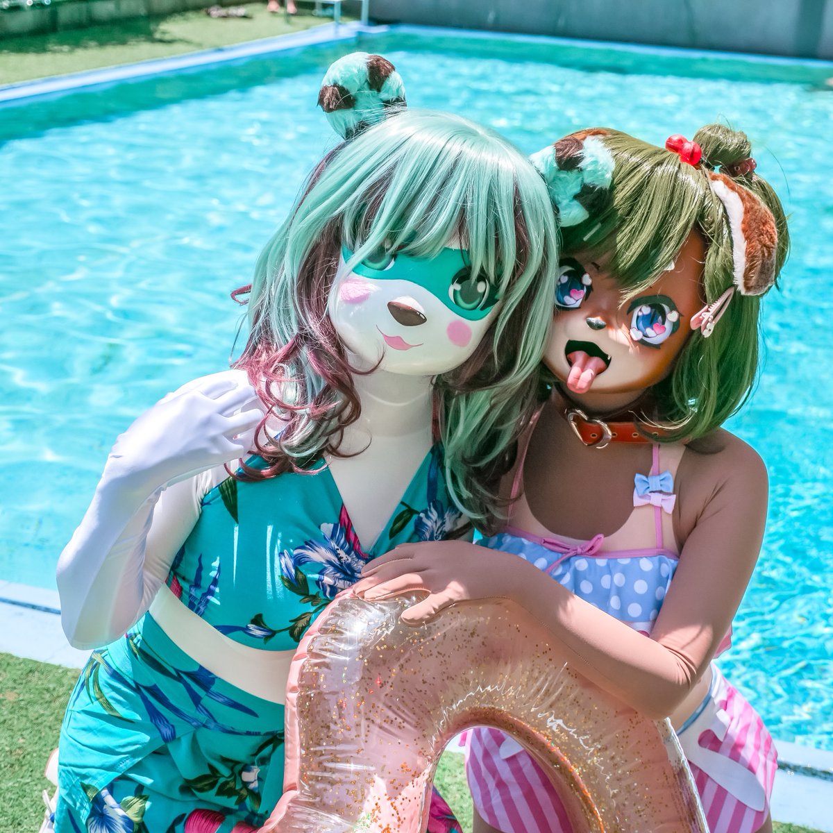 夏真っ盛り！
#きんようびのきぐるみさん