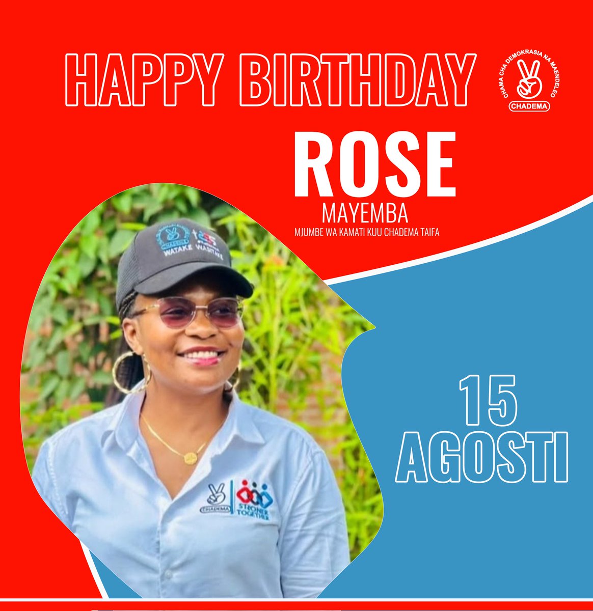 MMatojo's tweet image. Happy birthday to you Iron Lady @rose_mayemba