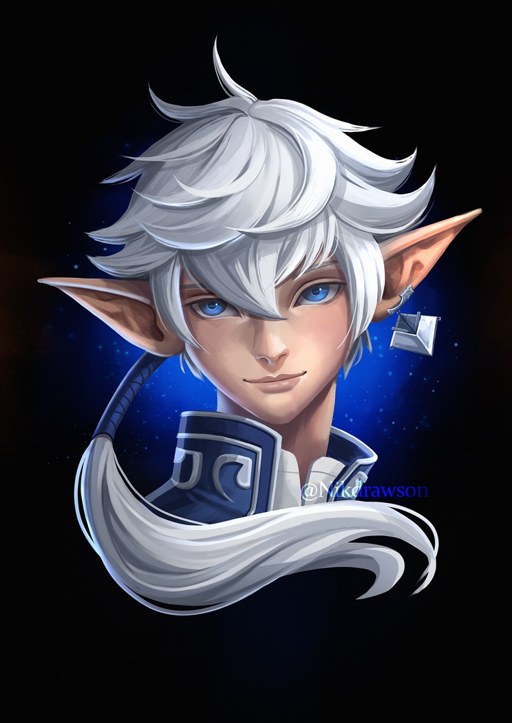nikdrawson's tweet photo. Not posted here for a while after a bunch of errors when trying to upload! Added headshots to my commission sheet after being asked if I do  them. Yes I do! So please enjoy everyone's favourite twins🙏#ffxiv #art https://t.co/cC4phIO9FW