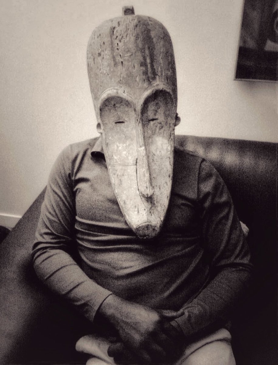 thierryf91's tweet photo. A friend in an anthropomorphic style #Africa #tribal #africanart #africanmask #artdealer #fang #artcollectors #Paris #tribalart https://t.co/tU3DHLnnGB