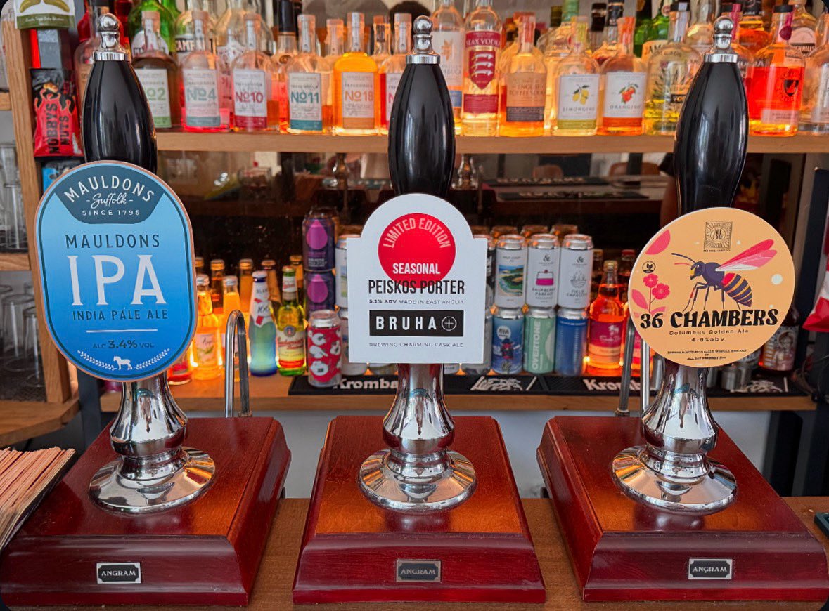 The Magnet Pub (@themagnetpub) on Twitter photo Presenting Friday Beers at The Magnet 🧲
<a href="/mauldonsbrewery/">Mauldons Brewery</a>
• Mauldons IPA (3.4%) 🐎
<a href="/BruhaBrewing/">Bruha Brewing</a>
• Peiskos Porter (5.2%) 🍻
<a href="/alldaybrewing/">alldaybrewing</a>
• 36 Chambers (4.8%) 🐝
#MagnetMicropub #ColchesterPub #Colchester #ColchesterBusiness #EssexPub #MicroPub Presenting Friday Beers at The Magnet 🧲
<a href="/mauldonsbrewery/">Mauldons Brewery</a>
• Mauldons IPA (3.4%) 🐎
<a href="/BruhaBrewing/">Bruha Brewing</a>
• Peiskos Porter (5.2%) 🍻
<a href="/alldaybrewing/">alldaybrewing</a>
• 36 Chambers (4.8%) 🐝
#MagnetMicropub #ColchesterPub #Colchester #ColchesterBusiness #EssexPub #MicroPub