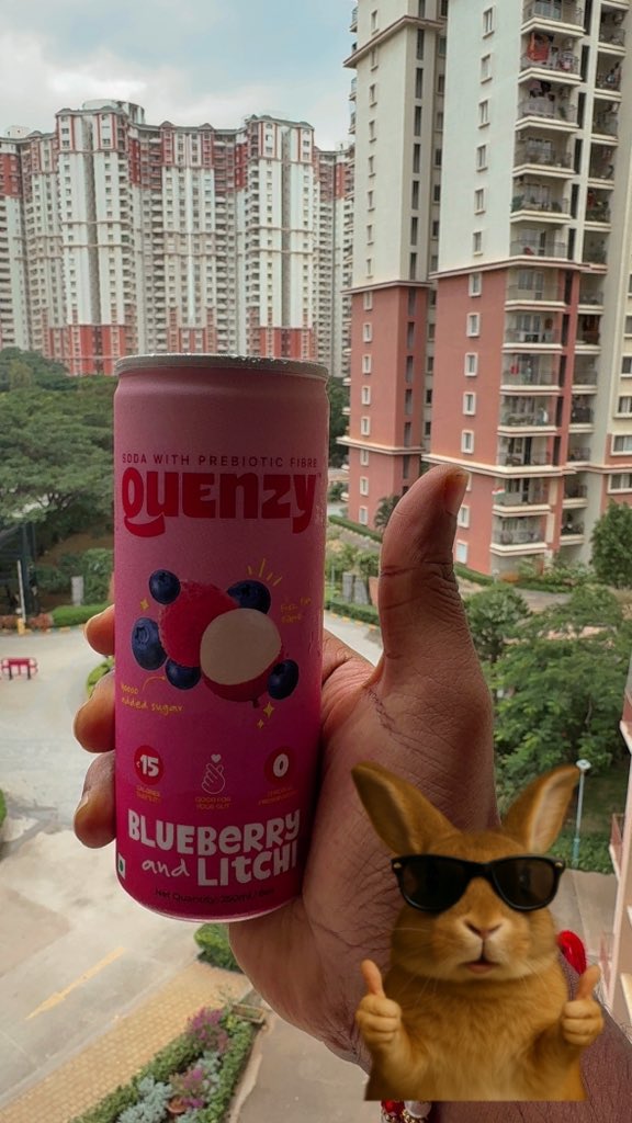 So, finally tried out <a href="/DrinkQuenzy/">Quenzy</a> by <a href="/Anushka257/">Anushka Sharma</a> (been seeing a lot of tags around)

Pretty different from what we’re used to, but tasty and within 15 calories is the icing on top!

Surprised to find out they are still Bootstrapped. Pretty well done packaging and delivery via a