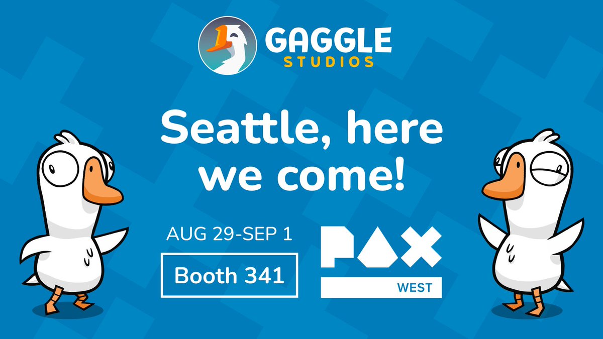 We're heading to #PAXWest 2025! Come by the booth, meet some of the team, and see what we’ve been working on.

PAX West 2025 takes place August 29 – September 1 at the Seattle Convention Center. We will be located at booth 341!