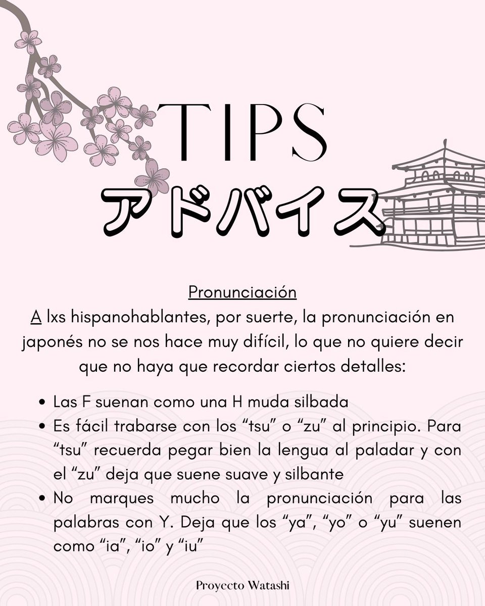 Proyecto Watashi 🌊 FICZONE GRANADA (@proyectowatashi) on Twitter photo Y como con todo, solo es cuestión de practicar hasta que acabes sonando prácticamente como un/a japonés nativx 💪🏻 Y como con todo, solo es cuestión de practicar hasta que acabes sonando prácticamente como un/a japonés nativx 💪🏻