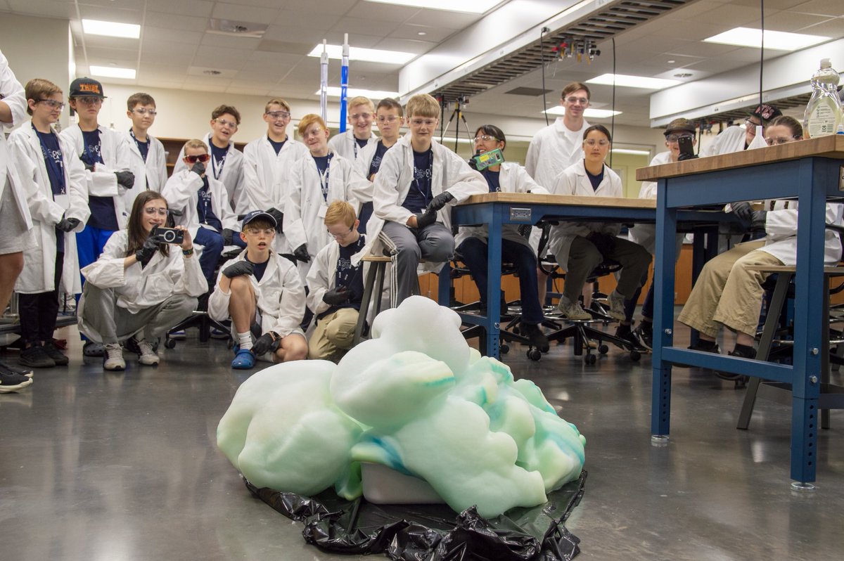 byuengineering's tweet photo. Electrical and Computer Engineering spotlight continues with a look back at Chip Camp 2025 ⚡
This summer, two sessions of campers ages 12–14 built, tested, solved problems, and learned how computer chips power the world around us.
#BYUEngineering #ChipCamp #STEM https://t.co/1XVGjEm7PN