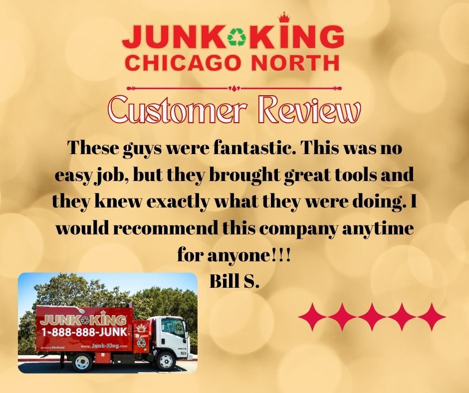 NChicagoJunk's tweet photo. We love hearing from happy customers!
Our mission is simple — make your life easier by removing the junk and giving you your space back.
Thank you to everyone who trusts Junk King North / Barrington for the heavy lifting.
#JunkKing #CustomerLove #FiveStarService... https://t.co/URf8AFJxcq