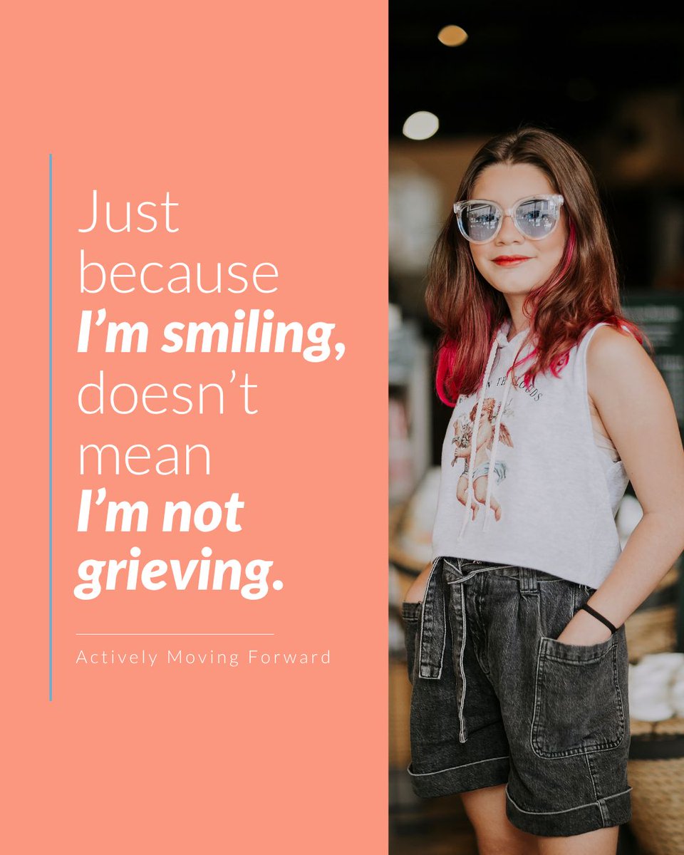 Grief wears a lot of faces. Sometimes it laughs loudly. Sometimes it works overtime. Sometimes it looks okay. What does yours look like?