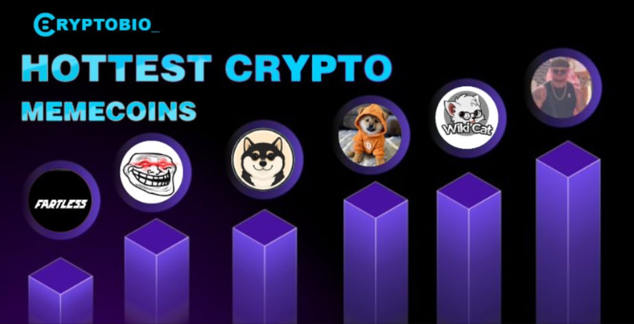 The Hottest Crypto #Memecoins :

1️⃣  $BOSS 😎
2️⃣  $WKC 🔥  
3️⃣  $DOG 🐶
4️⃣  $MANYU 🚀
5️⃣ $TROLL 🤩
6️⃣ #FARTLESS🥳

RT and Follow <a href="/CryptoBio_/">Crypto Bio</a>