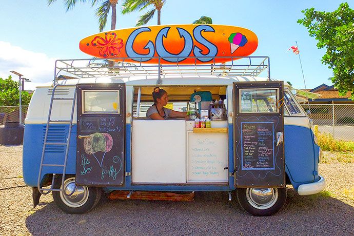 Summer’s not over yet, but is it ever on Maui? We recently stopped by @gushawaiianshaveice for a cold one! What flavor combo are you getting? #shaveice #maui #prideofmaui #visitmaui #summerdays