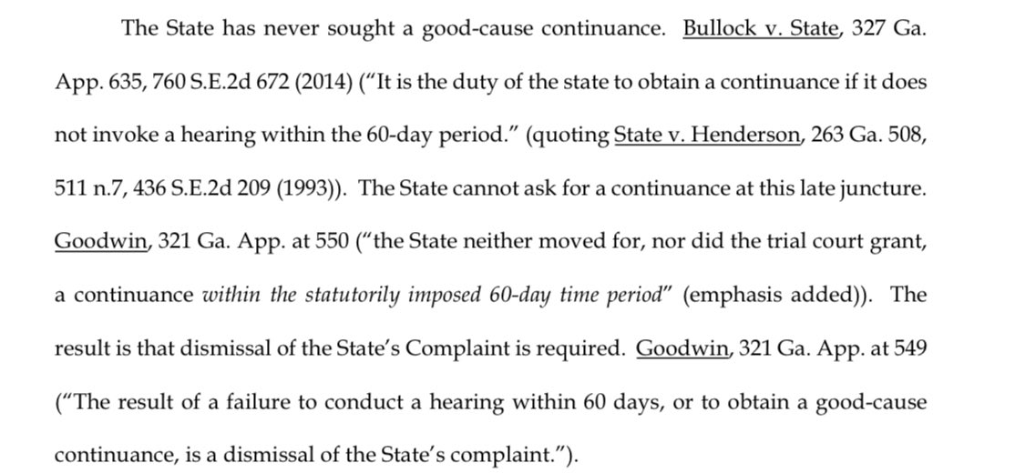 Going to try to summarize this the best I can:

- The forfeiture hearing, by law, has to be within 60 days of the claim for forfeiture, unless the case is continued for good cause. 

- The case was stayed due to the actual YSL RICO Trial (definitely good cause) 

- in April, the