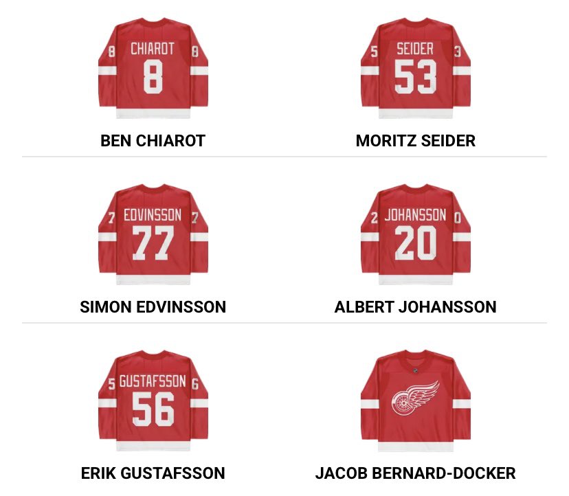 Hammer must be massively respected around the league. Credit to him for continuing to find a role. #GoSensGo

That Detroit defense is… something.