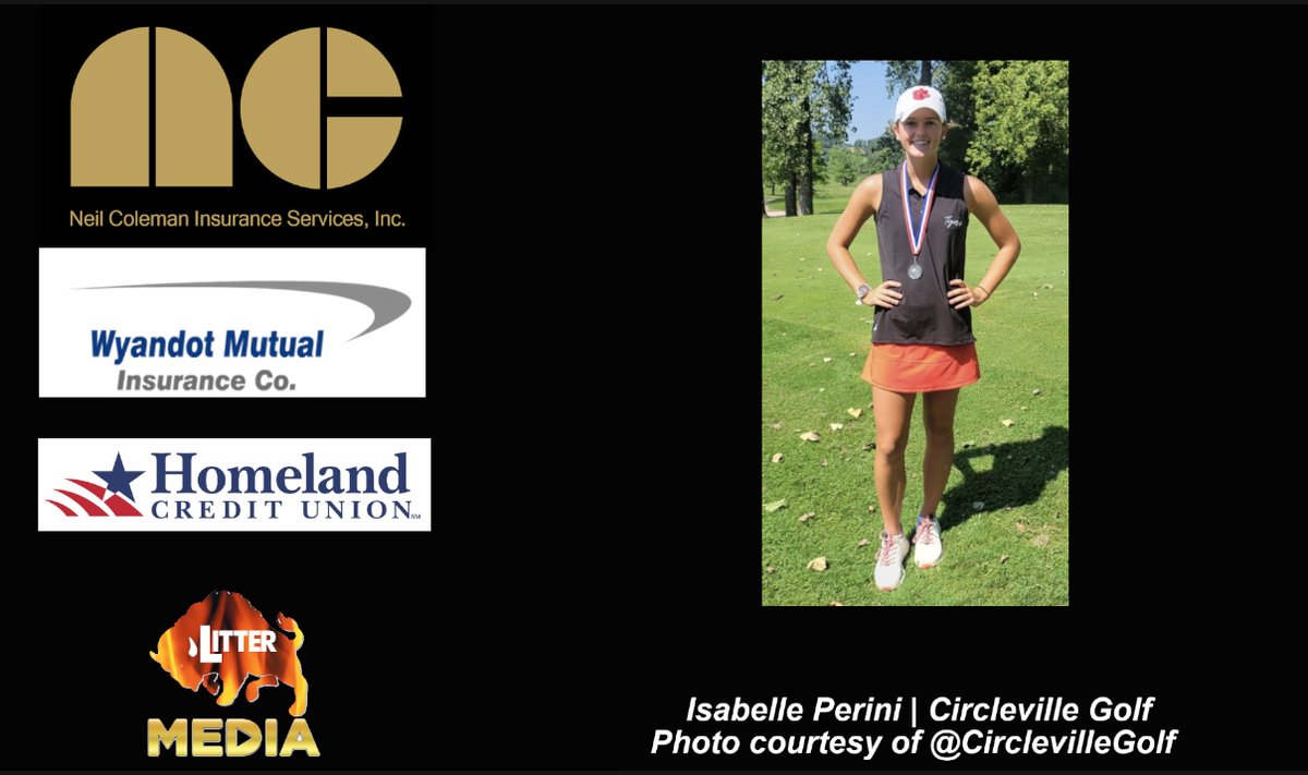 Litter Media (@litter_media) on Twitter photo This week's <a href="/NCIS_1982/">Neil Coleman Insurance Services, Inc.</a> -Wyandot Mutual-Litter Media Player of the Week, presented by <a href="/HomelandCU/">Homeland Credit Union</a> is Circleville's Isabelle Perini. Perini shot a 70 earlier this month at the Lady Falcons Invitational and has followed with a 76 at the Bexley Invitational and a 41 for medalist This week's <a href="/NCIS_1982/">Neil Coleman Insurance Services, Inc.</a> -Wyandot Mutual-Litter Media Player of the Week, presented by <a href="/HomelandCU/">Homeland Credit Union</a> is Circleville's Isabelle Perini. Perini shot a 70 earlier this month at the Lady Falcons Invitational and has followed with a 76 at the Bexley Invitational and a 41 for medalist