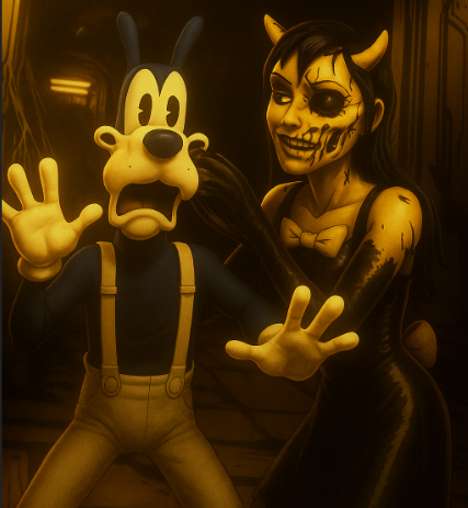Weiter gehts mit Bendy and the Ink Machine. 
Ab ins Weekend? 
Live auf twitch.tv/atomares