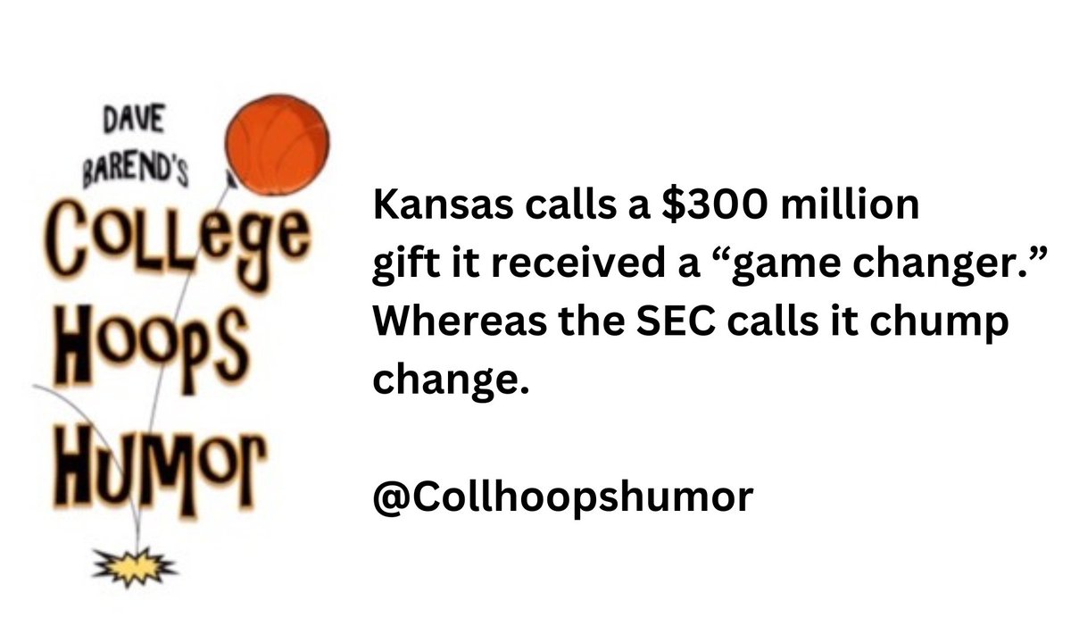 CollHoopsHumor's tweet image. #FridayFunny - @ScottsdaleVeins @SteveHiegel @KiwiMutt @MLBHR101 @guy_fontenot @SantosJlorenzo @NBADFS101 @gpan197524 @TomHernand97161 @BrimfulWHYs #FridayFunDay #fridayfunnies #collegebasketball #jokes #humor #comedy #comedyGold #laugh #Basketball