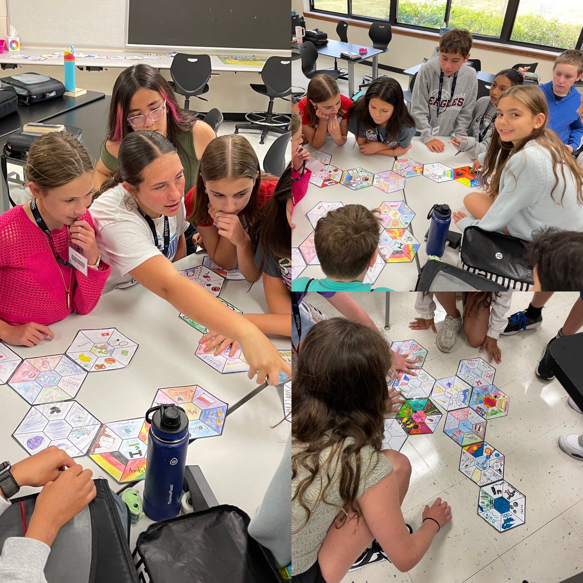 Jennifer Fox Eberle (@msslibd95) on Twitter photo Helping students make personal connections through an #eduprotocol hexagon activity. #lzmss #thrivein95 #librariansdoitall #librariansteach Helping students make personal connections through an #eduprotocol hexagon activity. #lzmss #thrivein95 #librariansdoitall #librariansteach