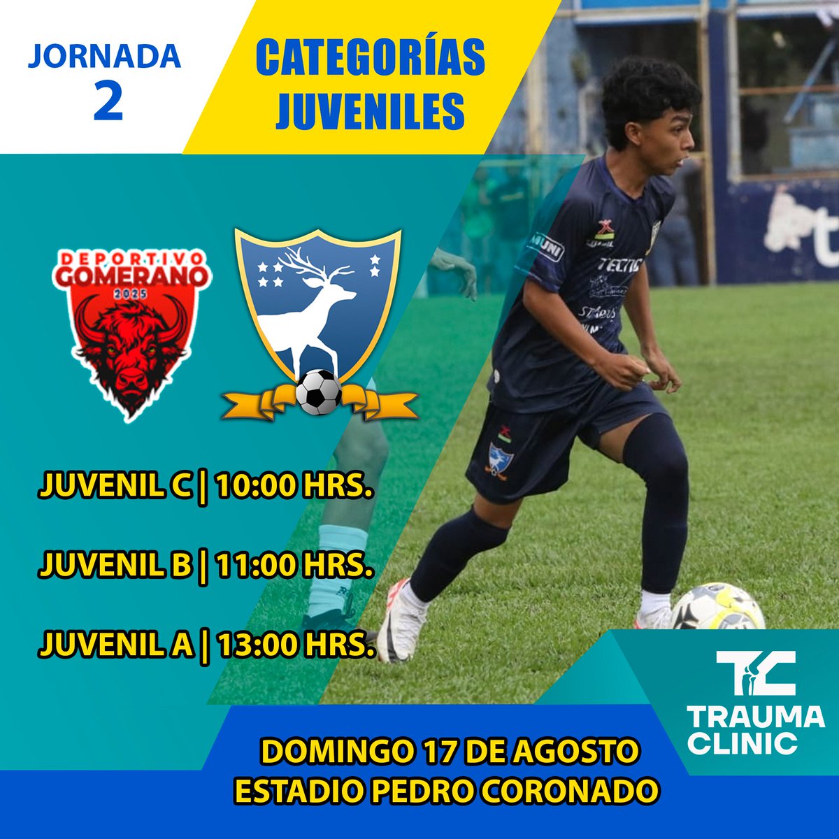 Categorías juveniles inician el Torneo Apertura este fin de semana