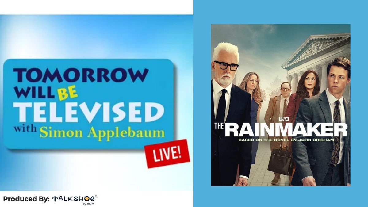 TalkShoe's tweet photo. Today @ 3pm!
Today's guests: @JenniferMKent, research vice president at @ParksAssociates, & @michaelseitzman, executive producer-showrunner of #TheRainmaker, premiering on @USANetwork.
Live:https://t.co/0UR4KuraiN
Post:https://t.co/w2Y37EXueu
@UBCSimonTWBT #tvreviews #TV #TVpod https://t.co/TC1x00gy3X