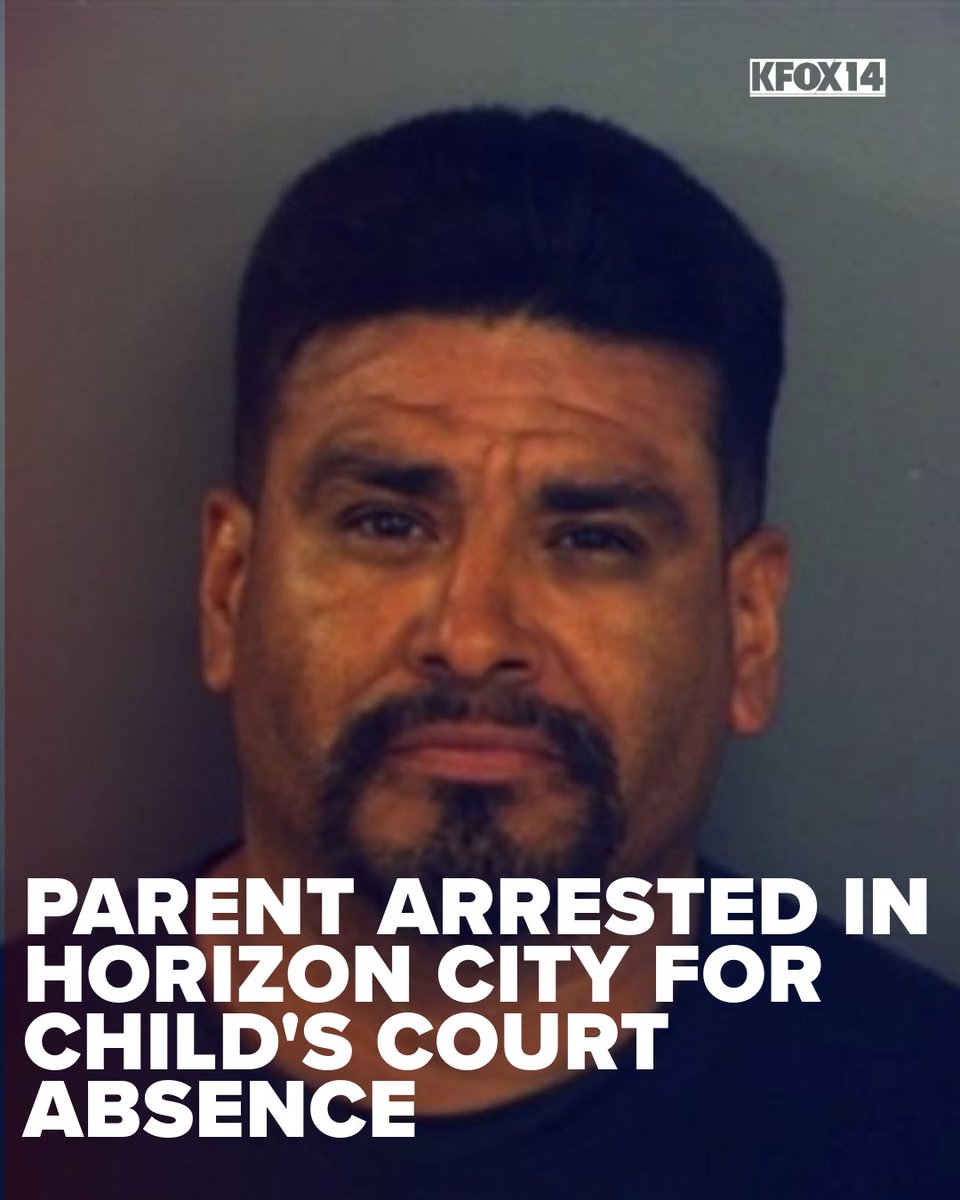 A parent in Horizon City was arrested and charged after his child did not appear in court. In TX, if a juvenile doesn’t show up to court, they can have a warrant issued. A parent can face the same consequences if the juvenile fails to appear or comply. bit.ly/3Ji5Egn