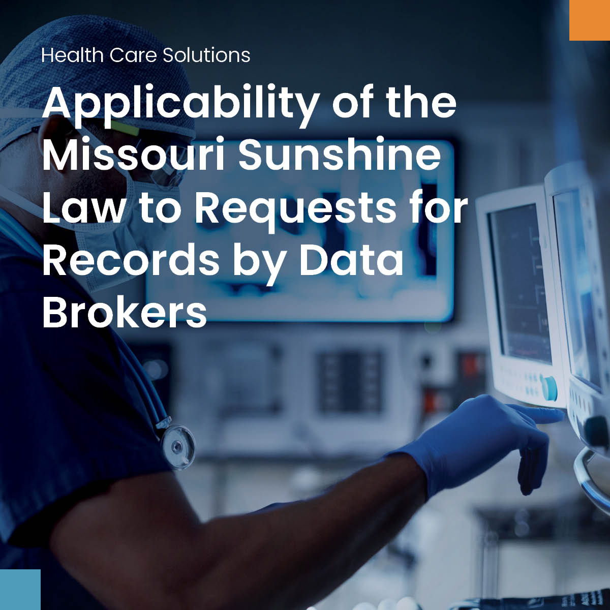 Governmental hospital in Missouri are often targeted by data brokers. Read Joe Hatley and Donn Herring's new blog post to learn how they should handle record requests under the state's Sunshine Law. tinyurl.com/kxem8dcs