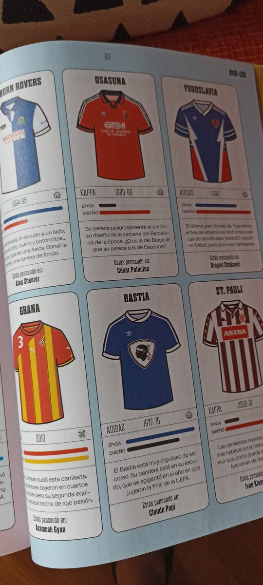 Orgullosísimo de mi hija de 2 años: pegando las camisetas de la <a href="/RevistaPanenka/">Panenka</a> y jugando a elegir la más chula de cada página, ha elegido sin dudar Yugoslavia 😁😁😁