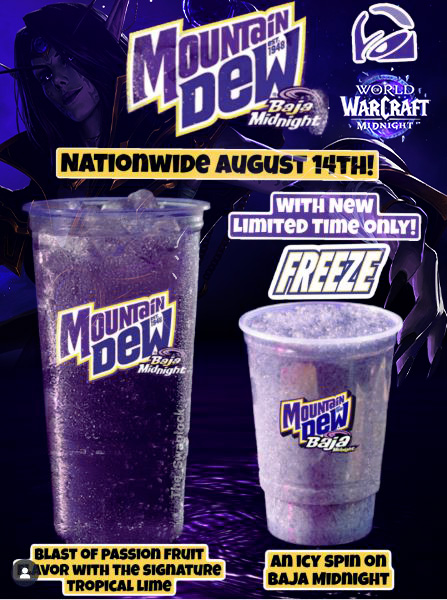 The new Midnight colab with <a href="/MountainDew/">Mountain Dew®</a> and <a href="/Warcraft/">World of Warcraft</a> looks fantastic! Does anyone know if this is in stores too or just Taco Bell?