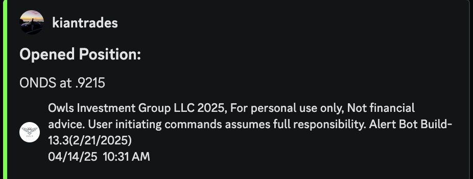 $ONDS has been one of <a href="/TheOwlsCapital/">Owls Capital</a> biggest winners. The run has just begun.