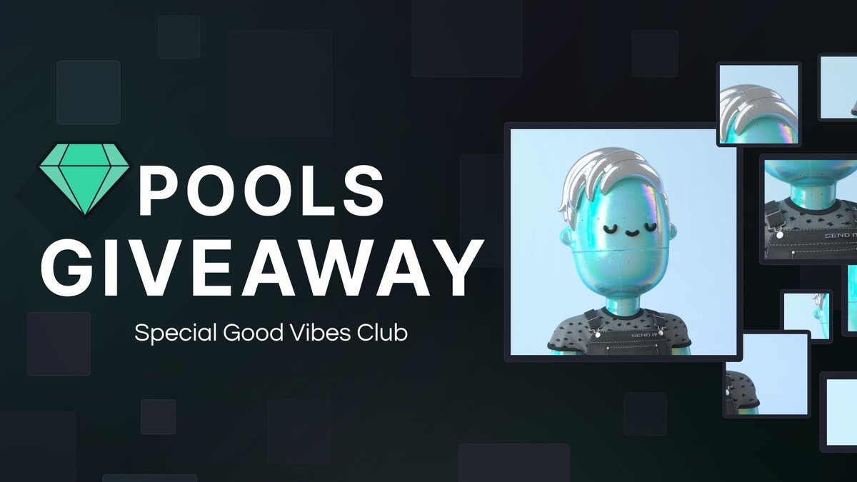 🎁 POOLS Giveaway: Special Good Vibes Club 🌈

Something special is coming…  we’re sharing the vibes with 10 winners 🏆
Good Vibes Club has been one of the most active collections on POOLS lately, after meeting the amazing team behind it, it’s well deserved! 💛

How to join:

1️⃣