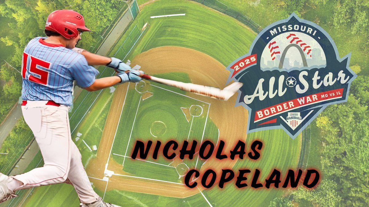 Missouri All-Star Spotlight 🧢⚾
Kirkwood Post 156’s #15 Nicholas Copeland — locking down the middle — ready for Aug 17!
🎥Watch Live: youtube.com/live/0WTbrSt-z…
<a href="/Kirkwood_Legion/">Post 156 Legion Baseball</a> <a href="/Nicholas_Cope25/">NicholasCopeland</a>