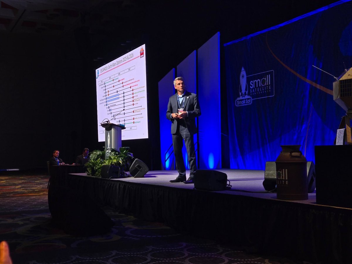 AdvancedSpace's tweet image. What a fantastic week at the 2025 Small Satellite Conference! ✨ We covered many topics from CAPSTONE to Apophis. 🌙🛰️🚀 Great conversations and networking! Thank you to the organizers of the @SmallSat Conference and to Space Dynamics Labratory!

#AdvancedSpace  #SmallSat