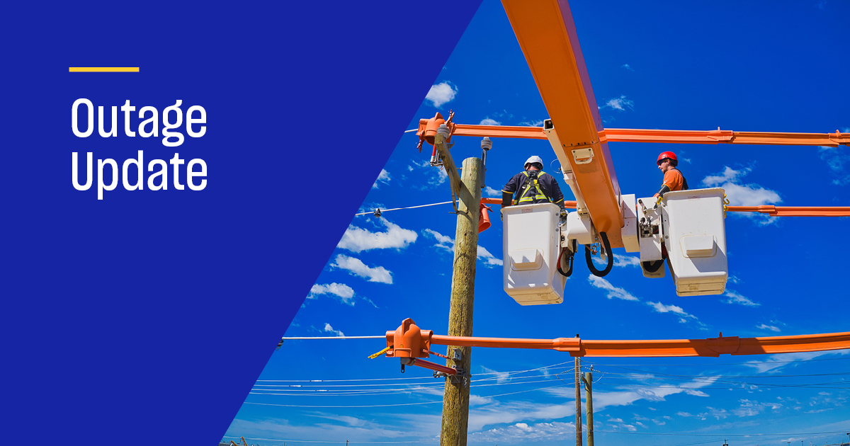 We are experiencing a power outage in City of Grande Prairie in the area of 103-106 Ave and 90-92 Street. Our crews are working safely and quickly to restore power. Stay up to date with our outage map: poweroutage.atco.com