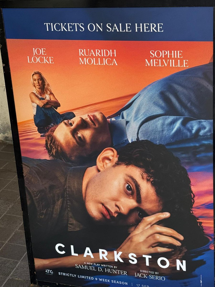 dailyjlocke's tweet photo. tickets for @ClarkstonPlay (starring joe locke) are available for purchase at trafalgar theatre 

📸: joe_lockexvibes on twitter https://t.co/KWKUQs2qCP