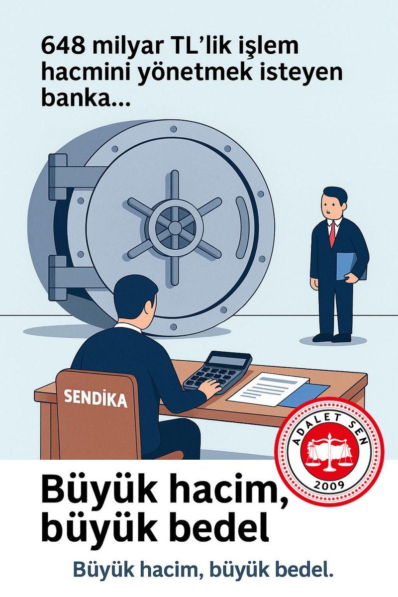 hhuseyintasci's tweet photo. Promosyon masasında herkes rolünü oynayacak:
Bakanlık hakkı koruyacak,
Sendika hakkı savunacak,
Banka bedelini ödeyecek.
Hepsi bu.
#Adaletse300Bin https://t.co/xj6OrRtphL