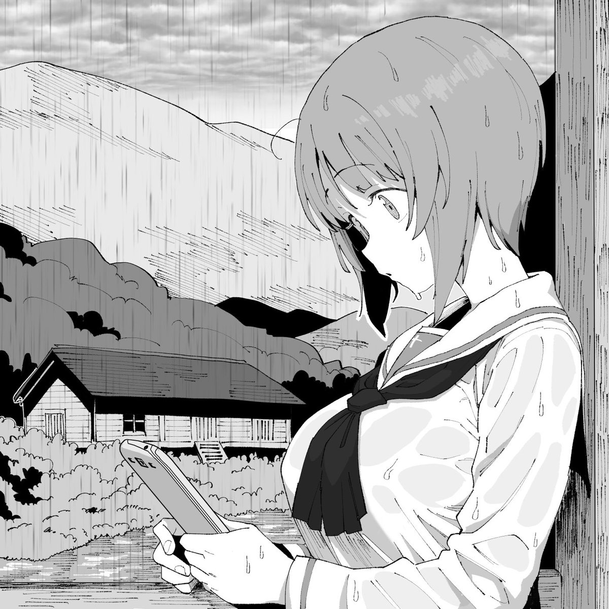 「お母さん、忙しいのにごめんなさい迎えにきて…」っと