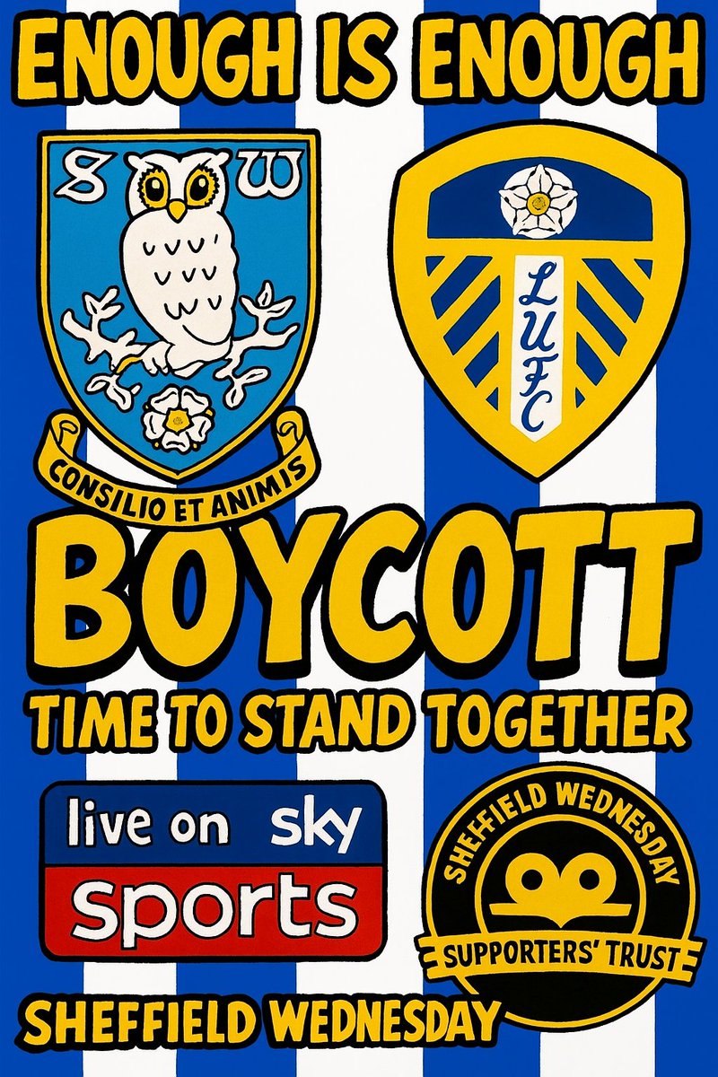 Darren Millar (@1969owl) on Twitter photo #enoughisenough
#owls #swfc
<a href="/1867News/">1867News</a> <a href="/AlexMiller91/">Alex Miller</a> <a href="/robstaton/">Rob Staton</a> <a href="/WednesdayRob/">Rob O'Neill</a> <a href="/BBCSheffield/">BBC Sheffield</a> <a href="/domhowson/">Dom Howson</a> <a href="/footballheaven/">Football Heaven</a> <a href="/WTIDPOD/">The Wednesday โTil I Die Podcast</a> <a href="/adam3oxley/">Adam Oxley</a> <a href="/swfc/">Sheffield Wednesday</a> <a href="/SWFCTrust/">Sheffield Wednesday Supporters' Trust</a> <a href="/SteveBracknall/">Steve Bracknall</a> <a href="/talkSPORT/">talkSPORT</a> <a href="/premierleague/">Premier League</a> <a href="/SkyFootball/">Sky Sports Football</a> <a href="/SkySportsNews/">Sky Sports News</a> <a href="/bazzabannan25/">Barry Bannan</a> <a href="/ChloeBannan/">Chloe Bannan</a> <a href="/LiamJPalmer/">Liam Palmer</a> <a href="/YesWeCrann/">Joe Crann</a> #enoughisenough
#owls #swfc
<a href="/1867News/">1867News</a> <a href="/AlexMiller91/">Alex Miller</a> <a href="/robstaton/">Rob Staton</a> <a href="/WednesdayRob/">Rob O'Neill</a> <a href="/BBCSheffield/">BBC Sheffield</a> <a href="/domhowson/">Dom Howson</a> <a href="/footballheaven/">Football Heaven</a> <a href="/WTIDPOD/">The Wednesday โTil I Die Podcast</a> <a href="/adam3oxley/">Adam Oxley</a> <a href="/swfc/">Sheffield Wednesday</a> <a href="/SWFCTrust/">Sheffield Wednesday Supporters' Trust</a> <a href="/SteveBracknall/">Steve Bracknall</a> <a href="/talkSPORT/">talkSPORT</a> <a href="/premierleague/">Premier League</a> <a href="/SkyFootball/">Sky Sports Football</a> <a href="/SkySportsNews/">Sky Sports News</a> <a href="/bazzabannan25/">Barry Bannan</a> <a href="/ChloeBannan/">Chloe Bannan</a> <a href="/LiamJPalmer/">Liam Palmer</a> <a href="/YesWeCrann/">Joe Crann</a>