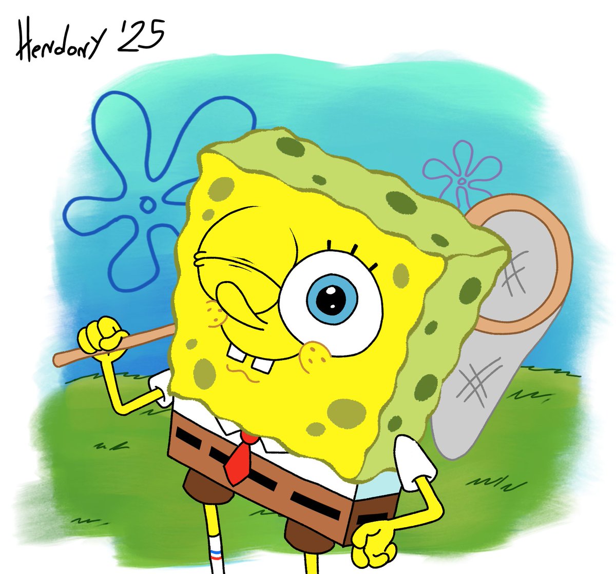 The yellow square dude