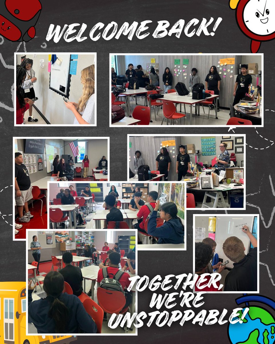 BRMS_Panthers's tweet photo. What an amazing Day 1! All staff sending a collective message, warm, welcoming &amp; engaging classrooms, a spotless facility, &amp; brilliant smiling faces ready to learn. What a great combination! Together, we’re UNSTOPPABLE! Panthers believe! Panthers achieve! https://t.co/URExp5nsQe