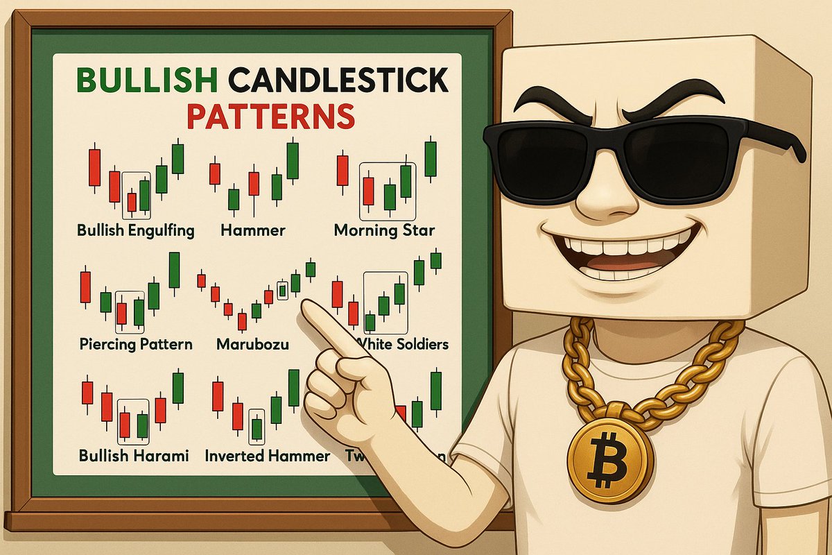 Learn these bullish patterns and you’ll spot the moon 🚀 before it takes off 🌕📈 

$BLOCKY $sol #BLOCKY #Solana #CryptoTrading $pepe $shib $pengu $bonk $floki $wif $dog $pump $eth $doge #memecoin $btc #SolanaMemeCoins #Bullish #BTC