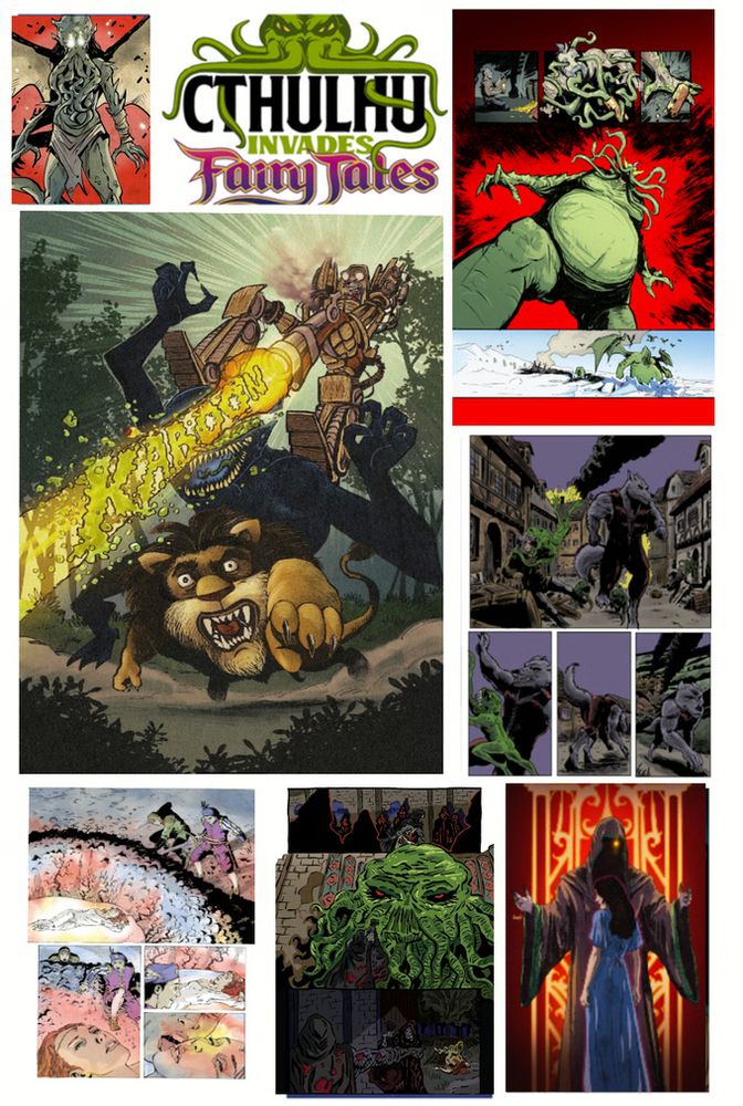 Cthulhu Invades Fairy Tales - GRIMM FATES has just 9 hours left to go!  

Tons of creators are involved including <a href="/MattHardingArt/">Mattageddon ☄ 2025</a>, <a href="/jesterlou/">Travis Gibb - REROLL #1 is live on kickstarter!!!</a>, <a href="/adambarnhardt/">adam barnhardt</a> + more!!  

Step into a nightmarish world where beloved fairy tales descend into madness 🔗 in 🧵