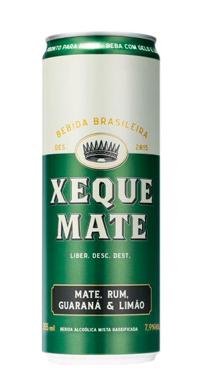 Nota-se a semelhança da fonte escolhida com a famosa bebida à base de rum, mate, guaraná e limão